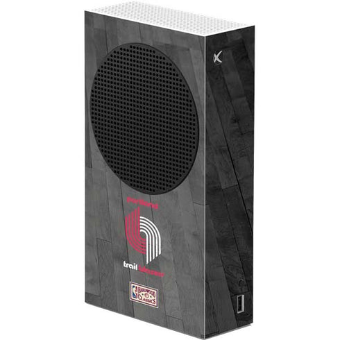 NBA Portland Trail Blazers Hardwood Classics Xbox Series S Console Skin